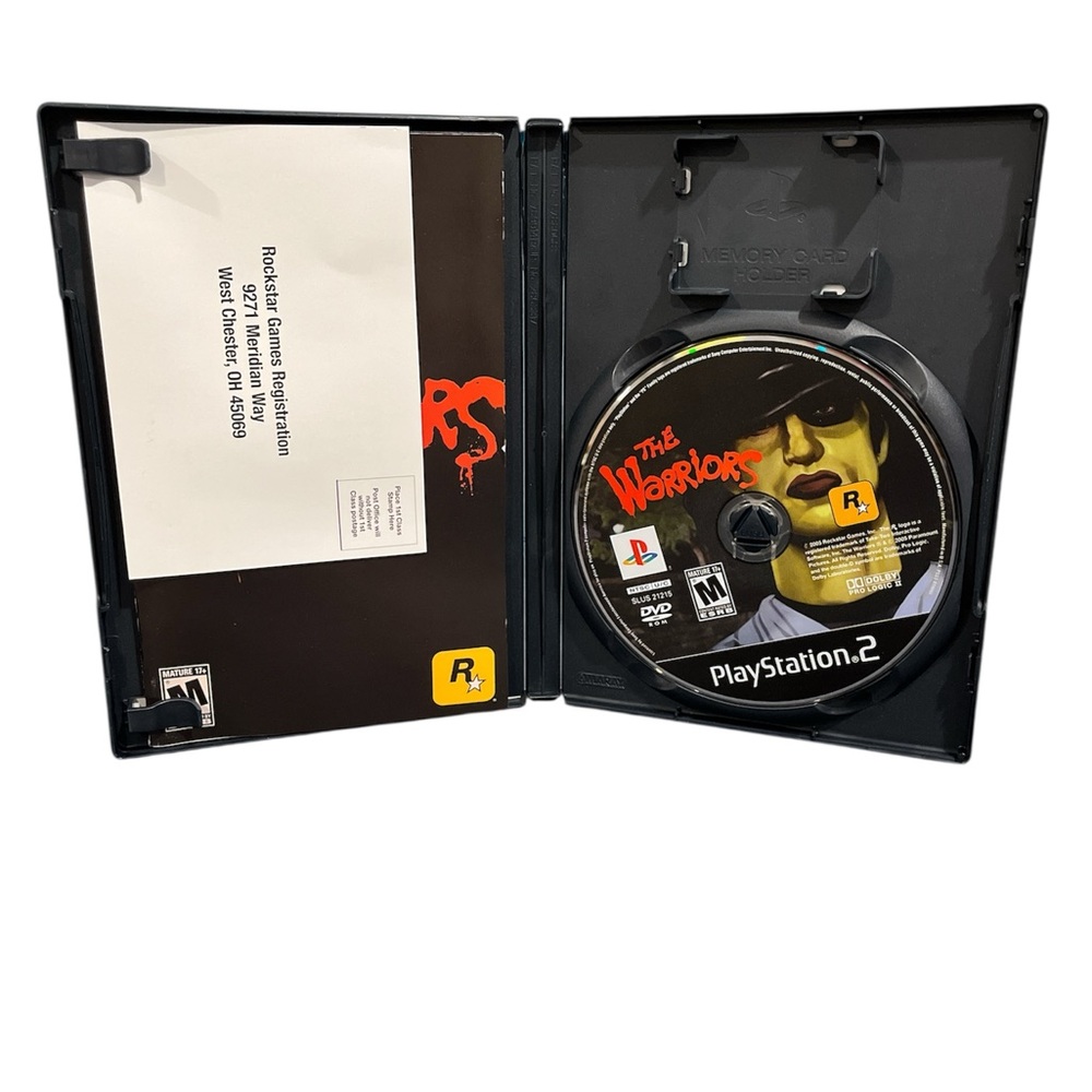 The Warriors Sony PlayStation 2 PS2 MINT DISC W/ Booklet
Case as seen in photos